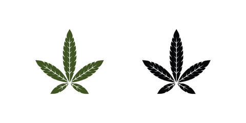 Marijuana Leaf logo design