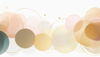 white background with colorful circles - obrazy, fototapety, plakaty