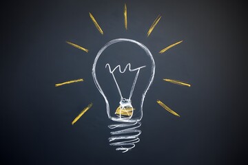 Light bulb moment innovative idea sparks creative breakthroughs