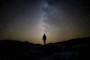 Person explores unknown territory, discovering hidden opportunities amidst risk