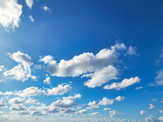 Beautiful Sky with Dramatical Clouds over Birmingham City of England United Kingdom, March 30th,...