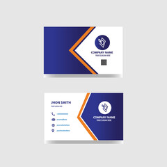 Modern creative business card and name card, simple clean template vector design,  simple minimal Business Card layout design.