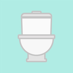 toilet icon design vector template