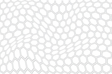 simple abstract earthtone lite ash color polygon hexagon wavy creative pattern on white color background a white background with a pattern of hexagons