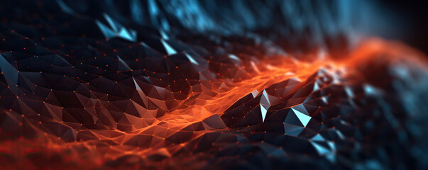 Digital background for tech, AI, data, audio, graphics, and more