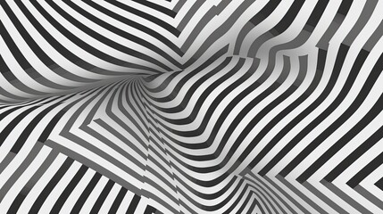 A black and white grid with subtle variations in line thickness, creating an undulating optical illusion that seems to move when viewed