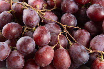 Fruits Purple grapes up close - 772470442