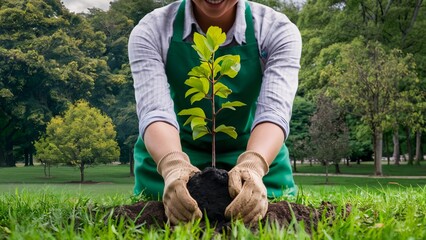Generative Ai World Arbor Day Tree Planting
