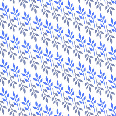 Natural Summer Design Leaves Pattern Texture Background Vector