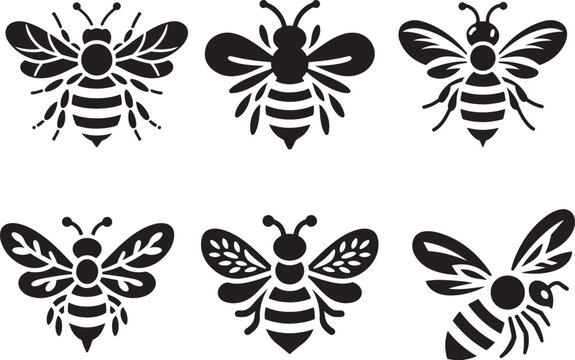  Butterflie silhouette icon with white background
