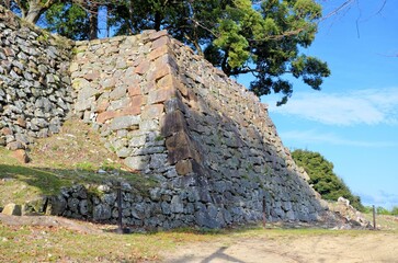 洲本城跡 本丸石垣