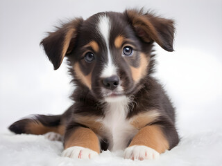 Charm in Fur. Capturing the Essence of a Mixed Breed Puppy