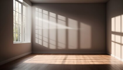 Obraz premium empty room with a window