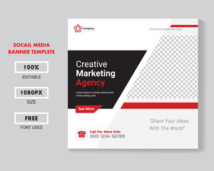  Creative and modern webinar social media posts design and minimal square banner template, ads, flyer design for your corporate company and digital marketing agency 