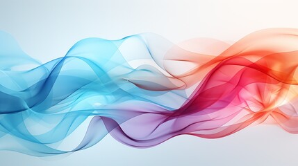 Colourful dynamic flow background , wave line liquid ,pastel color Generate AI