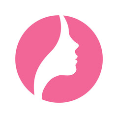 silhouette of young woman