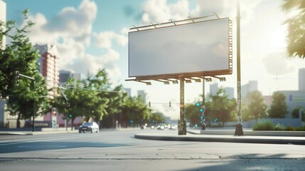 billboard on the street
