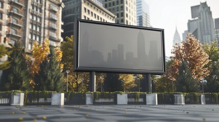billboard in the city