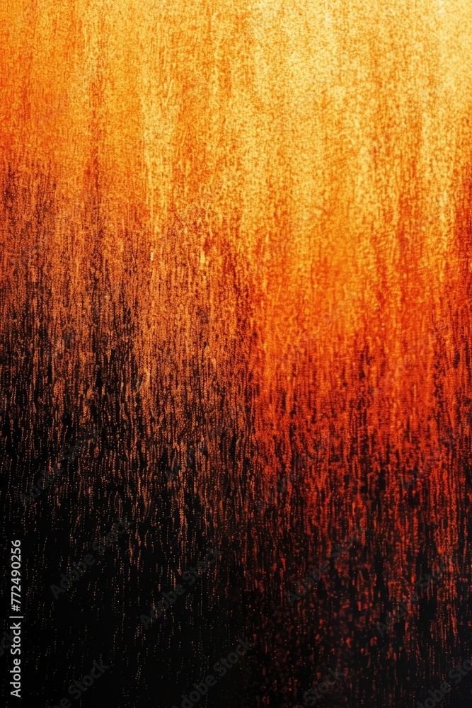 Poster close up of an orange and black background, suitable for various design projects