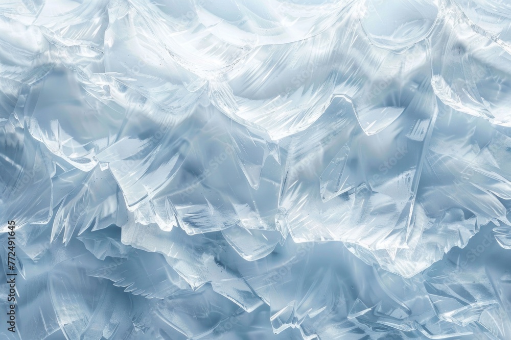 Poster a close-up shot of a bunch of white feathers. suitable for various design projects