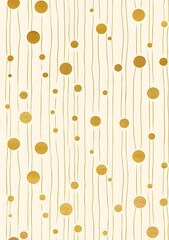 beige vertical patterned paper with gold dots