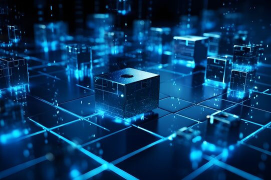 The corrected term is "Advanced Cyber Security Network in Dynamic Blue Glow".






