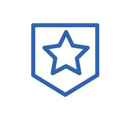 China Aerospace blue outline icon pack