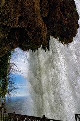 Beautiful and famous waterfall, with awesome vegetation around. Incredible beauty, crystal waters. Edessa, Greece