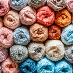 Piled Up Yarn