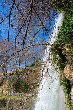 Beautiful and famous waterfall, with awesome vegetation around. Incredible beauty, crystal waters. Edessa, Greece