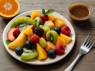 fruit salad with fruit