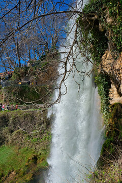 Beautiful and famous waterfall, with awesome vegetation around. Incredible beauty, crystal waters. Edessa, Greece
