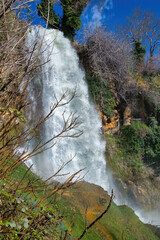 Beautiful and famous waterfall, with awesome vegetation around. Incredible beauty, crystal waters. Edessa, Greece