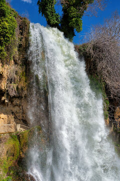Beautiful and famous waterfall, with awesome vegetation around. Incredible beauty, crystal waters. Edessa, Greece