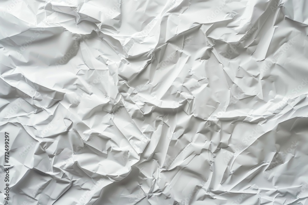 Poster close-up view of a white paper sheet, suitable for various design projects