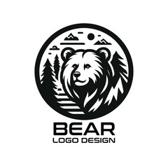 Bear Vector Logo Design
