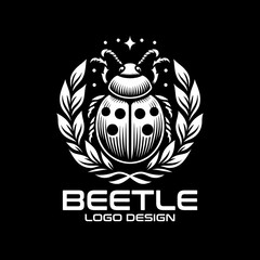 Beetle Vector Logo Design