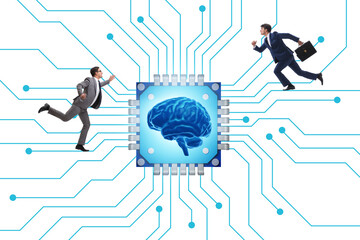 Concept of AI - artificial intelligence in action