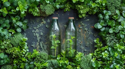Greening your home: Promote sustainable consumption and production by starting an indoor microgreen garden in glass jars to reduce waste and environmental impact.
