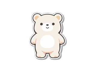Obraz na płótnie Canvas cute baby bear icons