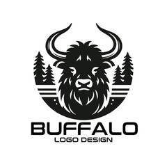 Buffalo Vector Logo Design