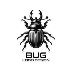 Bug Vector Logo Design