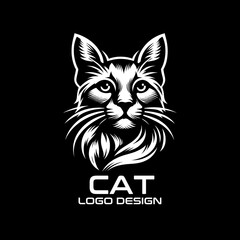 Cat Vector Logo Design