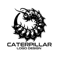 Caterpillar Vector Logo Design