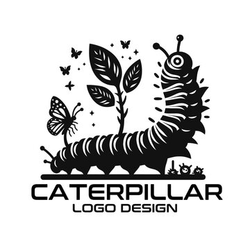 Caterpillar Vector Logo Design