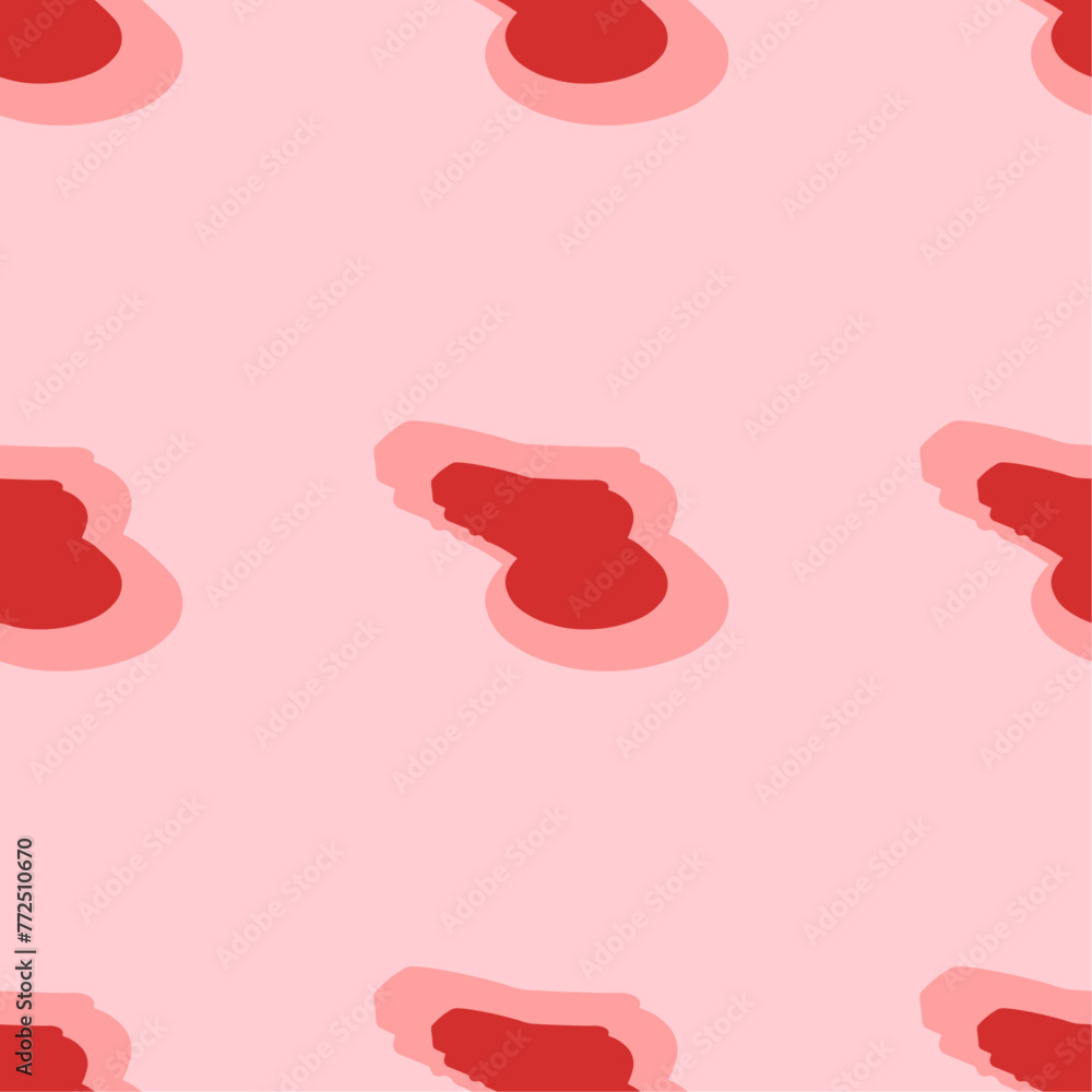 Poster seamless pattern of large isolated red sanding machine symbols. the elements are evenly spaced. vect
