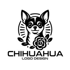 Chihuahua Vector Logo Design