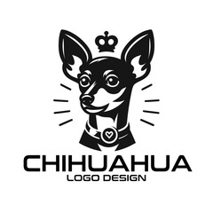 Chihuahua Vector Logo Design