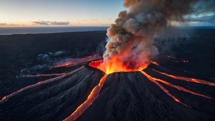 Fotobehang Active Volcano  © rouda100