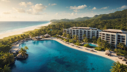 Obraz premium Tropical Luxury Resort 